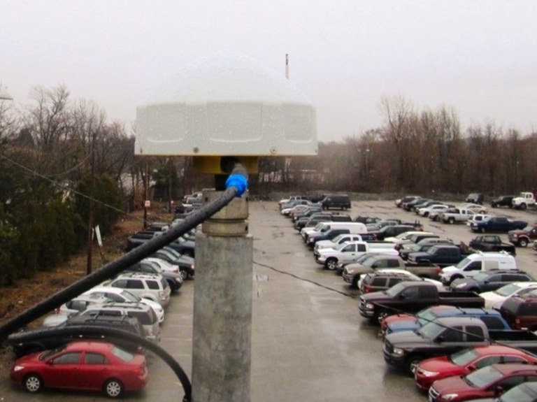 Parkplatz eines Supermarktes in Boston